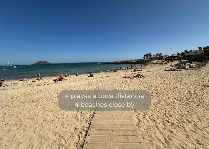 Appartamento Fresh Lemonade Con Piscina, Ac, Doble Terraza, Cocina Completa Y Parking Corralejo