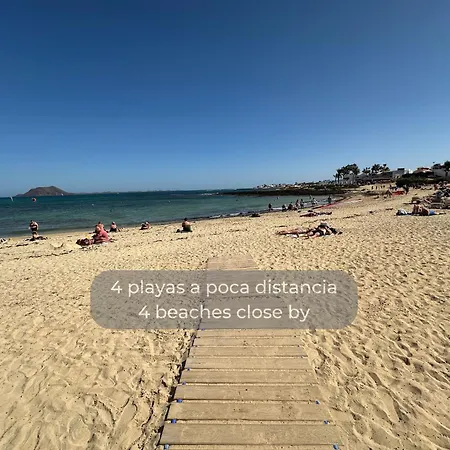 Appartamento Fresh Lemonade Con Piscina, Ac, Doble Terraza, Cocina Completa Y Parking Corralejo